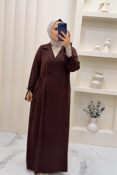 Ferace Meryem Kahverengi