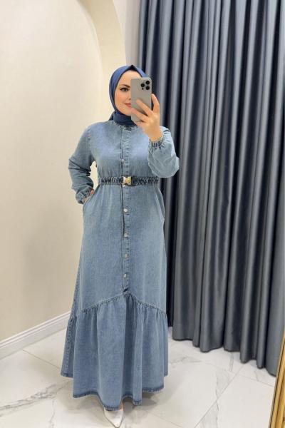 Elbise Kot Helin Mavi