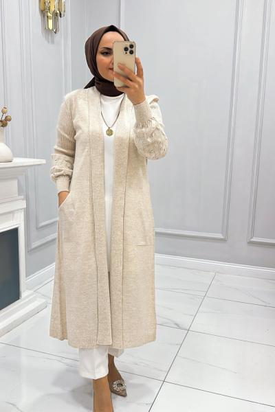 Hırka Triko Nilüfer Krem