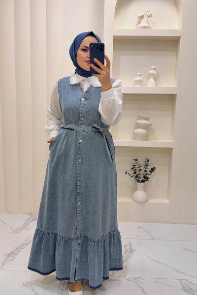 Jile Kot Zeynep Açık Mavi