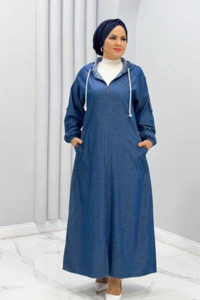 Kap kot Duha Koyu Mavi