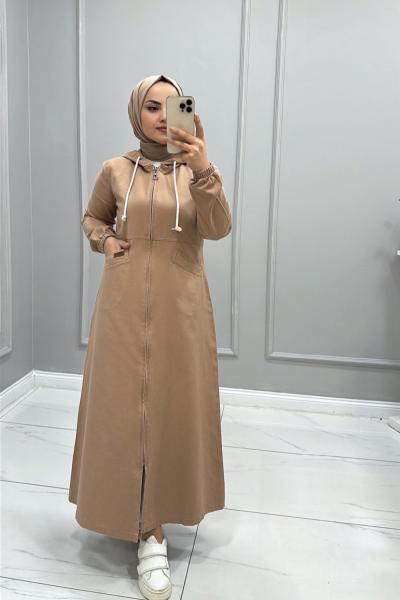 Kap Kot Renkli Bade Krem