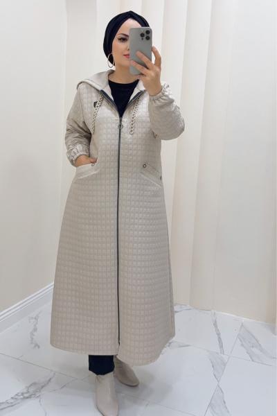 kapitone Neslihan kap Krem