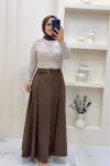 Şevval Etek Kahverengi