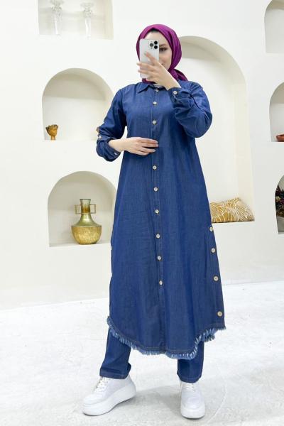 Takım İkili Kot Mavi