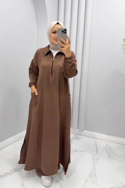 takım ikili Hira Kahverengi