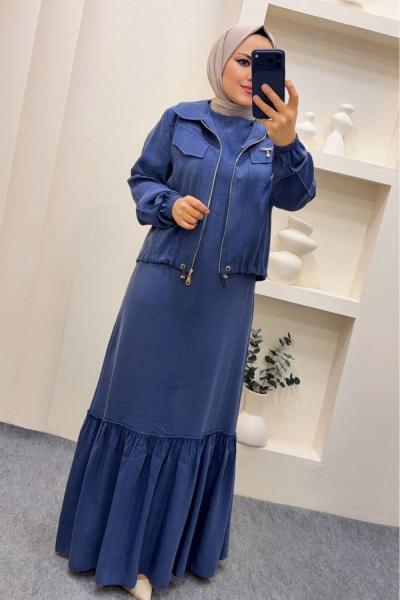 Takım ikili Elifsu Saks Mavisi