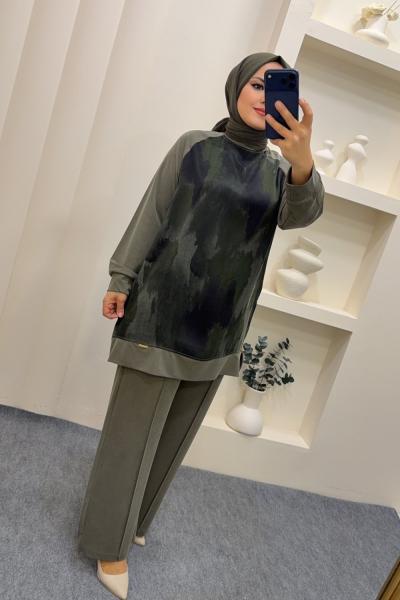 Takım Kupra Defne Yeşil