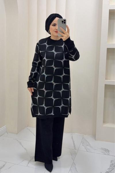 Takım Triko Loren Siyah