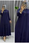 Alev elbise  Lacivert