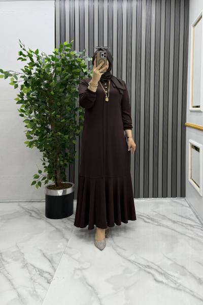 Asil elbise Kahverengi