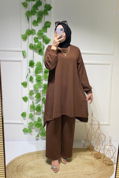 Eslim takım Kahverengi