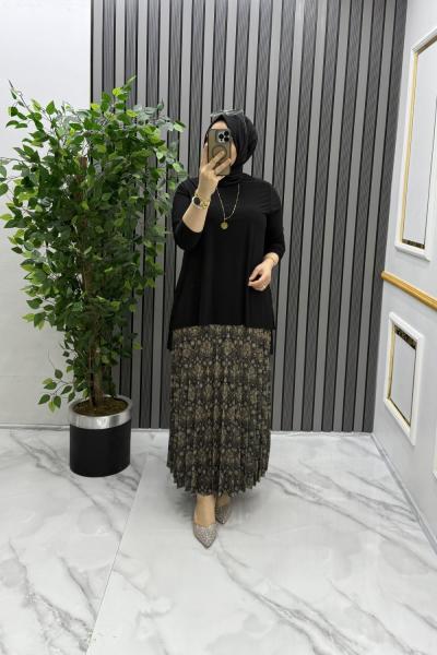 Etnik desen takım Siyah