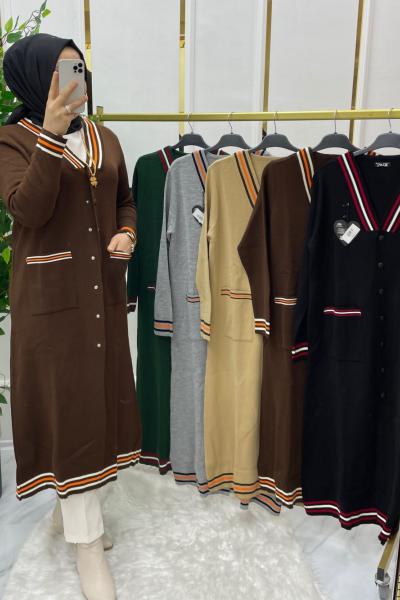 Mimoza hırka Kahverengi