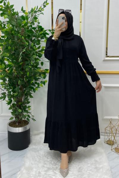 Minel elbise Siyah