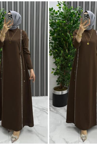 Nihan takım Kahverengi