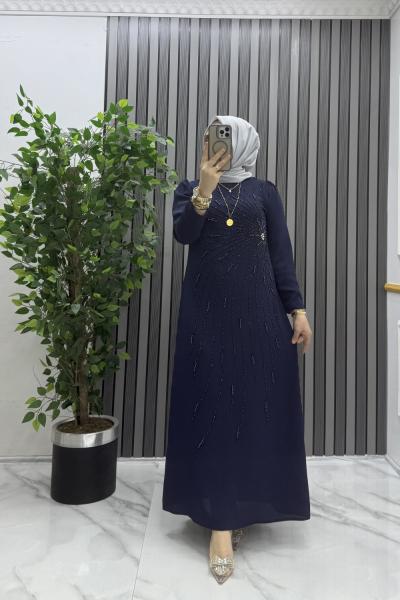 Royal elbise  Lacivert