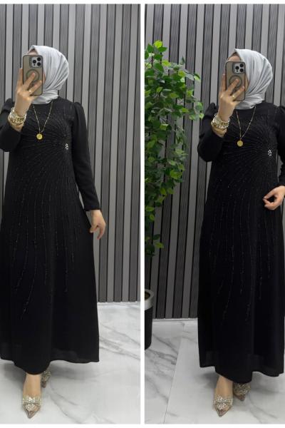 Royal elbise Siyah