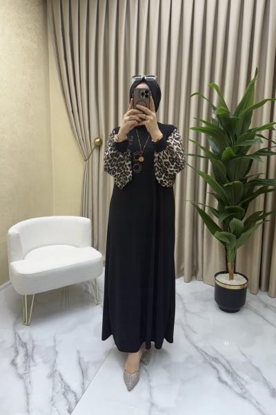 Serap elbise  Siyah