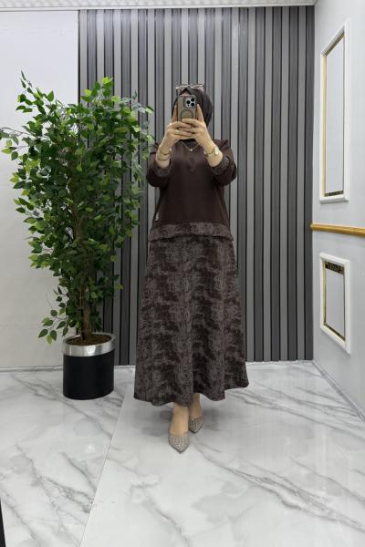 Yüsra takım Kahverengi