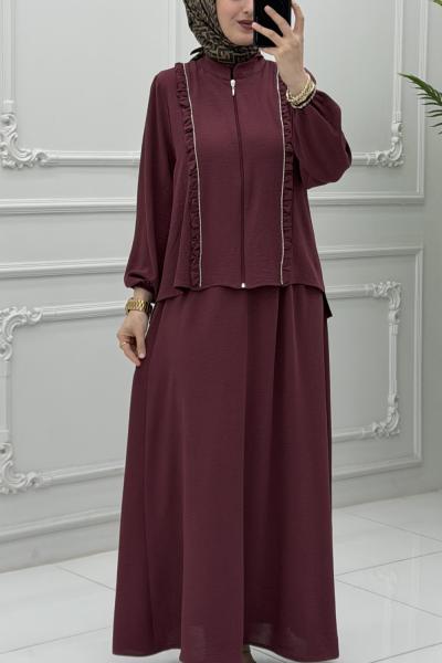 Burçin Etek Takım Gül