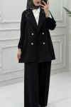 Diana Ceket Takım Siyah