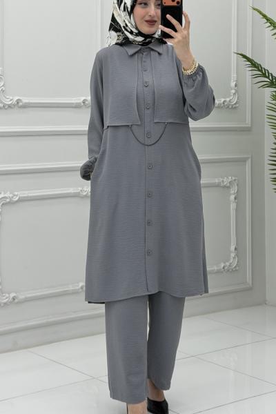 Filiz Takım Gri