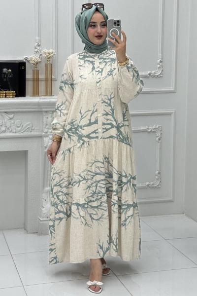 Işıl Elbise Mint Yeşili