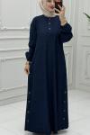 Naz Elbise Kot Lacivert