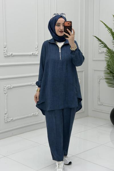 Nevra Takım Lacivert