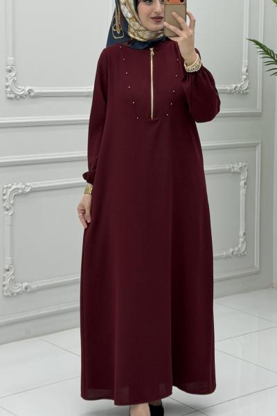 Öykü Elbise Bordo