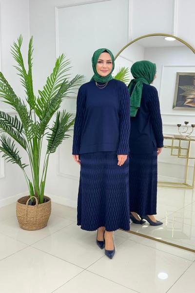 ADEN MERSERİZE TAKIM - LACİVERT