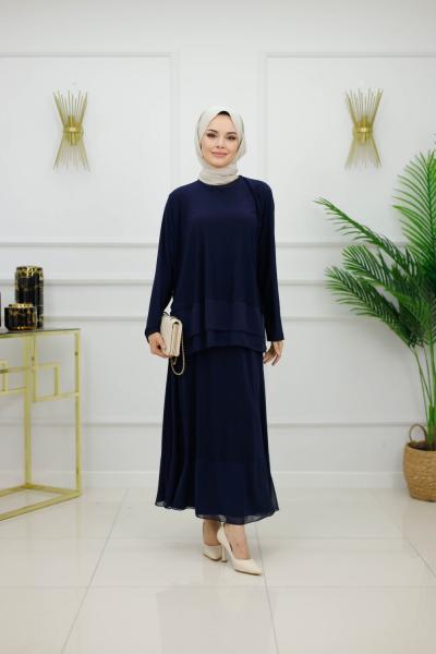 ASU ETEKLİ TAKIM - LACİVERT