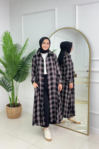 RANA EKOSE TUNİK - SİYAH