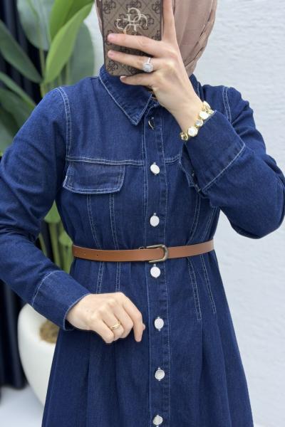 Asude Kot Elbise Tesettür Giyim