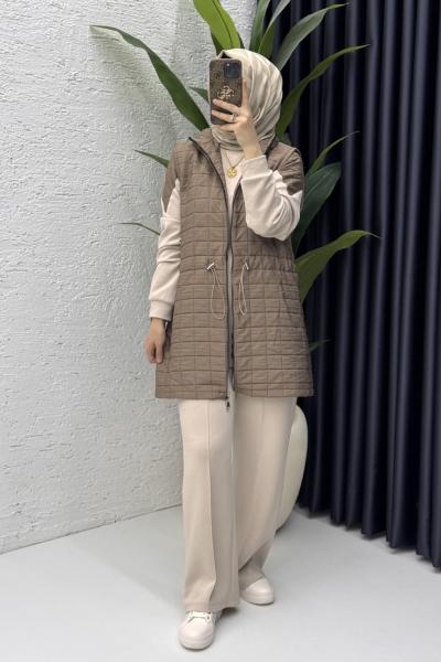 Deniz Üçlü Takım Tesettür Giyim