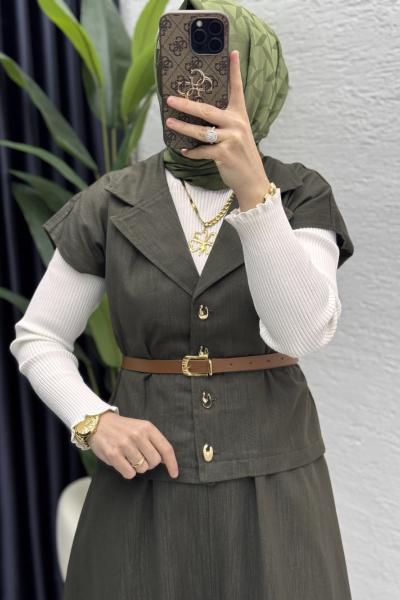 Limra Etekli Takım Tesettür Giyim