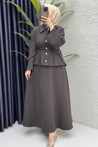 Nihal Etekli Takım Tesettür Giyim