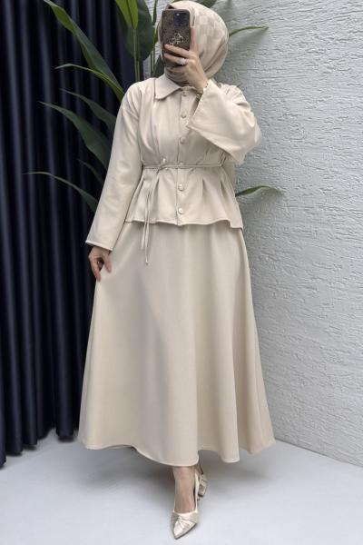 Nihal Etekli Takım Tesettür Giyim