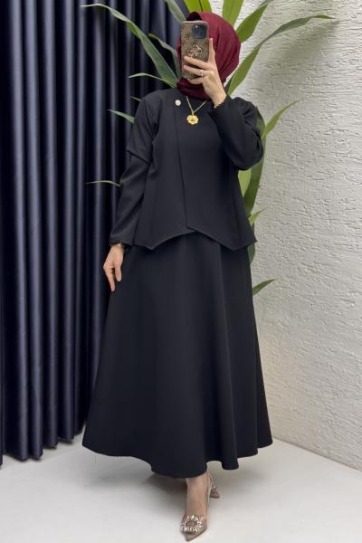 Pera Etekli Takım Tesettür Giyim