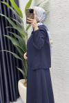 Pera Etekli Takım Tesettür Giyim