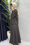 Pera Etekli Takım Tesettür Giyim