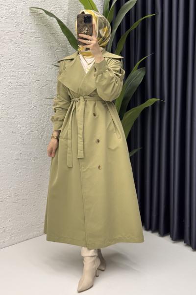 Rabia Trench Tesettür Giyim