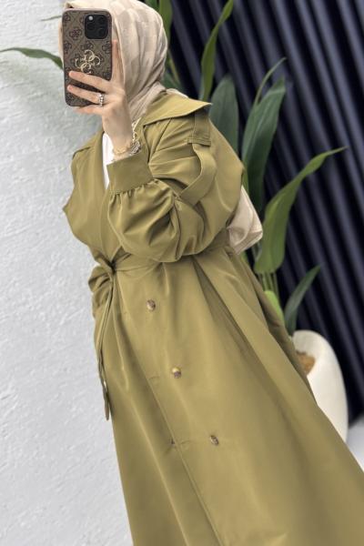 Rabia Trench Tesettür Giyim