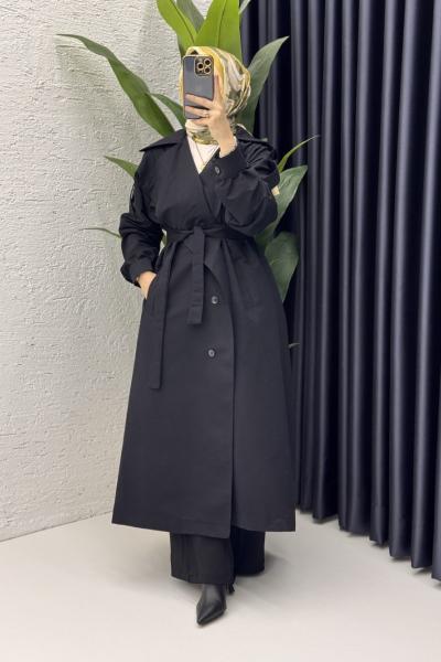 Rabia Trench Tesettür Giyim