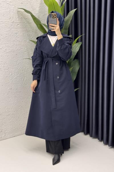 Rabia Trench Tesettür Giyim