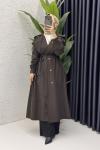 Rabia Trench Tesettür Giyim