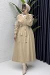 Rabia Trench Tesettür Giyim