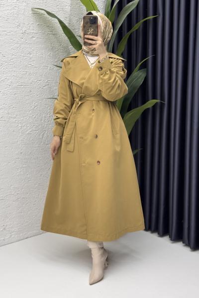 Rabia Trench Tesettür Giyim