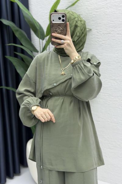 Rezzan Pantalonlu Takım Tesettür Giyim